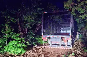 Criminosos roubam 300 botijões de gás de caminhão na zona rural de Jaicós (Foto: Reprodução/Cidadesnanet)