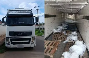 Criminosos roubam carga de R$ 500 mil e deixam motorista amarrado em Picos (Foto: Reprodução/Polícia Civil)