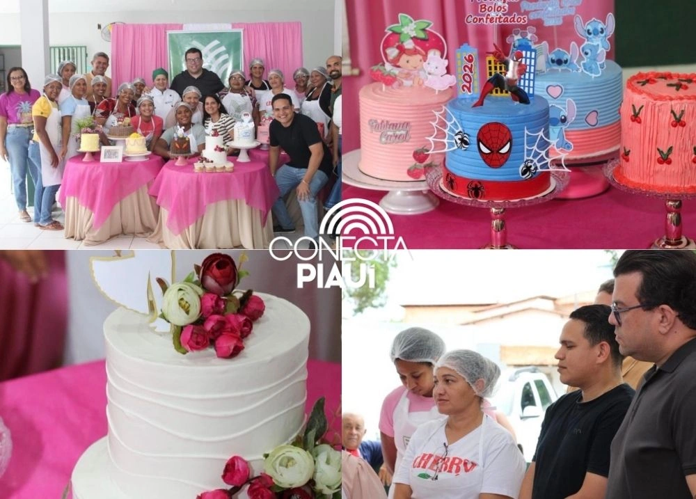 Curso de bolos impulsiona empreendedorismo em Passagem Franca do Piauí