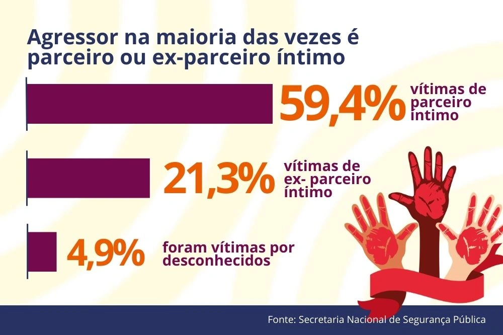 Dados violência contra a mulher