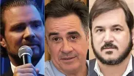 Daniel Vorcaro, Ciro Nogueira e Antônio Rueda (Foto: Reprodução)