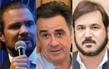 Daniel Vorcaro, Ciro Nogueira e Antônio Rueda