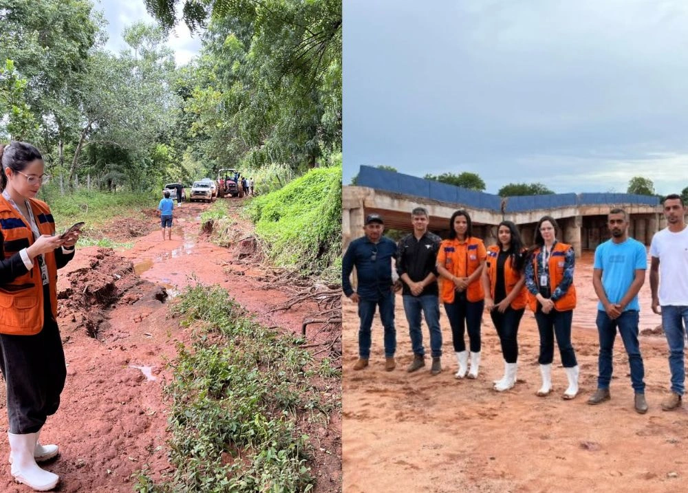 Defesa Civil avalia danos das chuvas em Corrente, Fronteiras e Riacho Frio