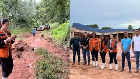 Defesa Civil avalia danos das chuvas em Corrente, Fronteiras e Riacho Frio (Foto: Reprodução)