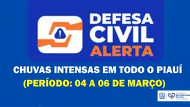 Defesa Civil emite alerta de chuvas em São Raimundo Nonato (Foto: Reprodução)