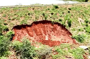 Defesa Civil emite alerta para rompimento para barragem no Sul do Piauí (Foto: Reprodução)