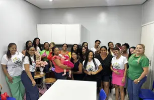 Demerval Lobão promove ação com mães atípicas na UBS Marciel (Foto: Reprodução)