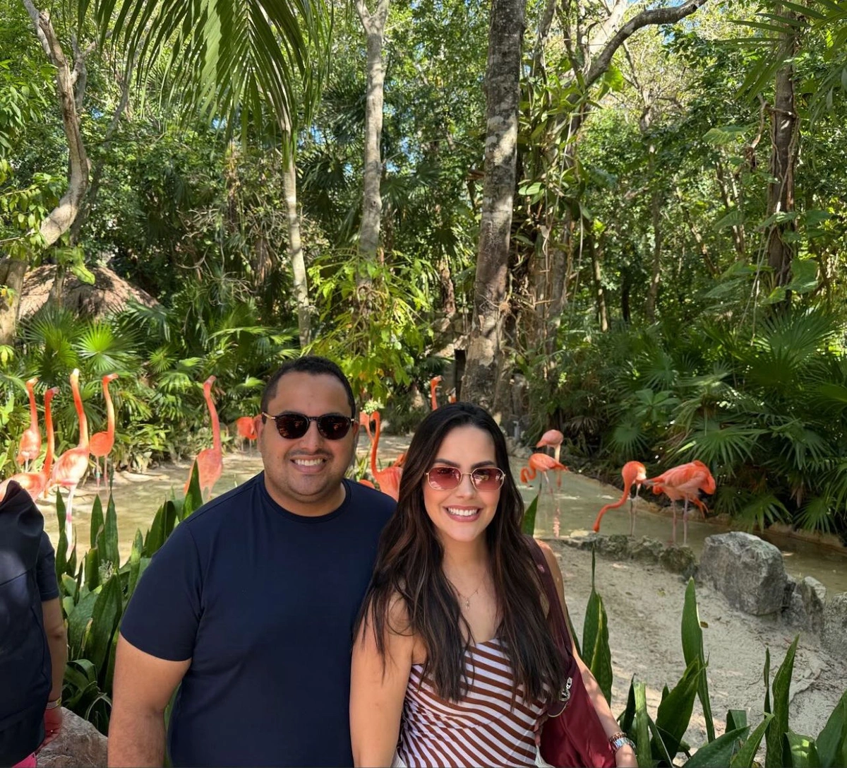 Deputado Estadual Georgiano Neto e esposa, Lívia Alencar em viagem internacional