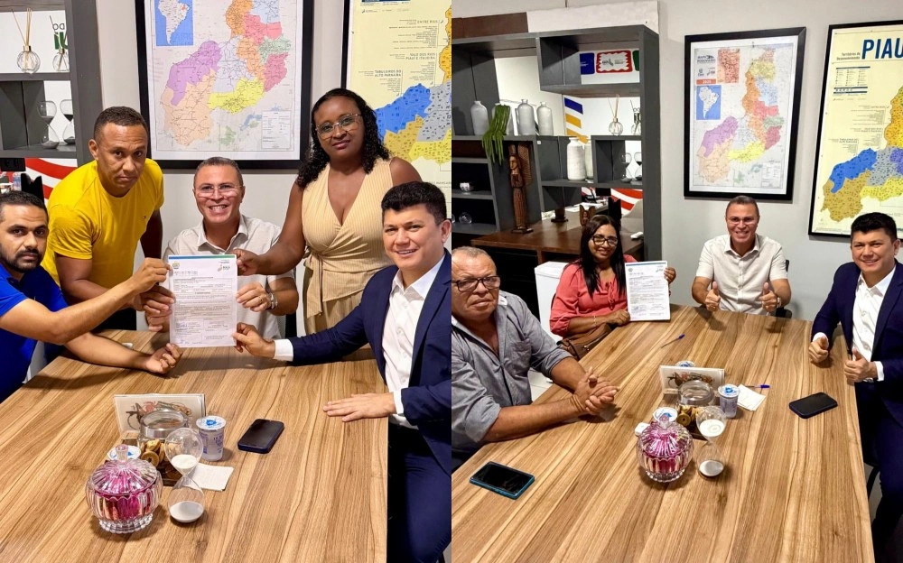 Deputado Rubens Vieira beneficia Nazária e Alto Longá com complexos esportivos