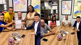 Deputado Rubens Vieira beneficia Nazária e Alto Longá com complexos esportivos (Foto: Reprodução)