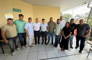 Deputado Rubens Vieira participa de autorização de obra no Shopping da Cidade (Foto: Reprodução)