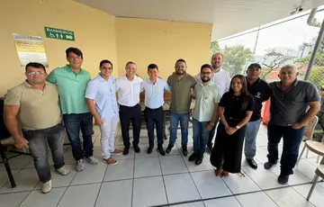Deputado Rubens Vieira participa de autorização de obra no Shopping da Cidade