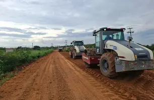 DER-PI inicia obra de recuperação da PI-463 no município de Pajeú do Piauí (Foto: Reprodução)