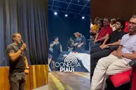 Dia Mundial do Teatro é celebrado com casa cheia no Cineteatro Sávio Barão em Picos