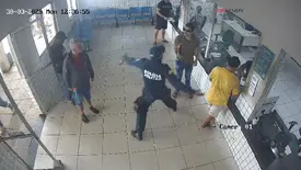 Discussão entre PM e caminhoneiro acaba em agressão em posto fiscal de Marcolândia (Foto: Reprodução)