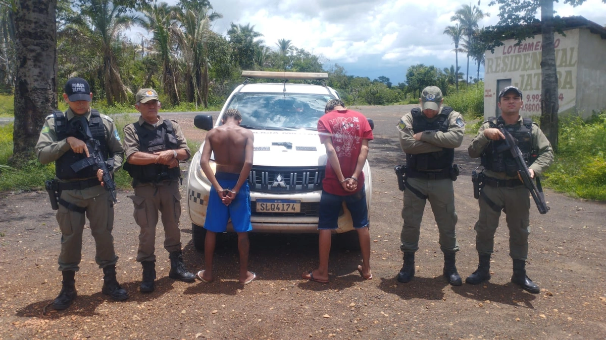 Dupla é detida pela polícia por assalto à mão armada após troca de tiros no Piauí