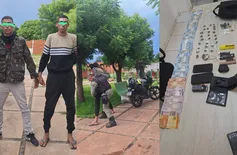 Dupla é presa com drogas e celular roubado em praça de Demerval Lobão