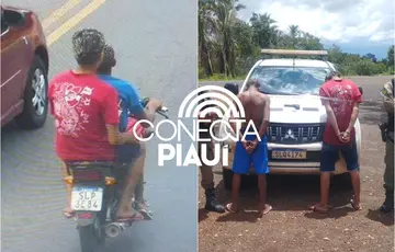 Dupla que trocou tiros com a polícia é detida após assalto em cidade do Piauí