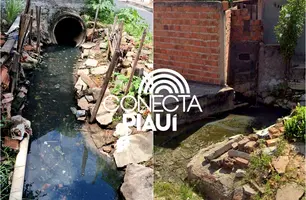 Esgoto em imóvel (Foto: Reprodução)