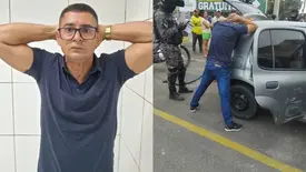 Estelionatário preso por aplicar golpes dentro de shopping em Timon (Foto: Reprodução/Polícia Militar do Maranhão)