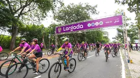 Evento da SSP mobilizou população e reforçou ações de enfrentamento à violência feminina (Foto: Reprodução/ SSP-PI)