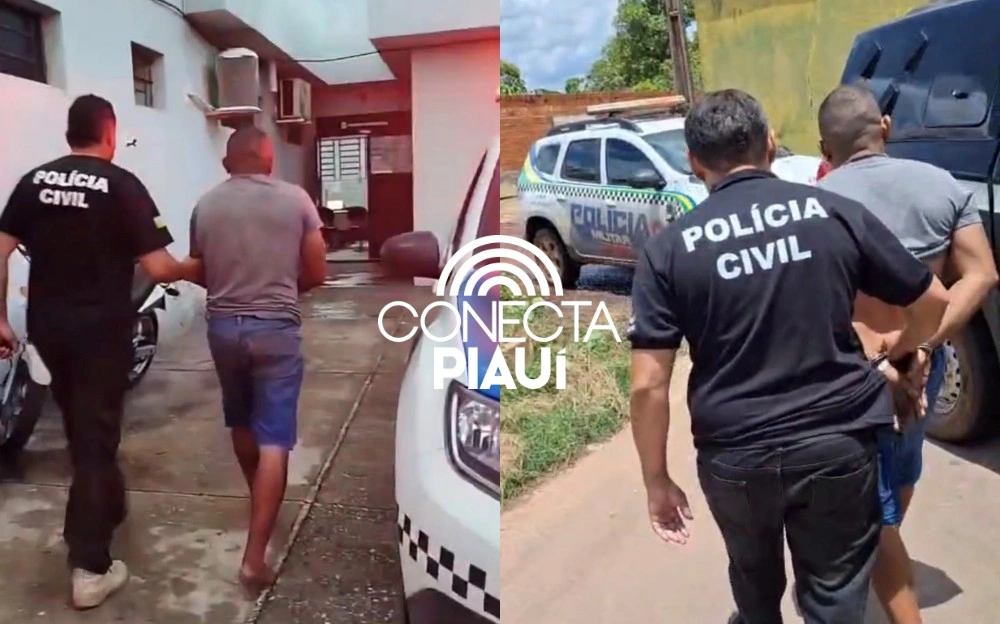 Ex ameaça mulher por telefone dentro de delegacia e acaba preso em Altos