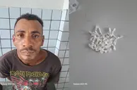 Força Tática conduz suspeito com 20 pedras de crack na Matinha