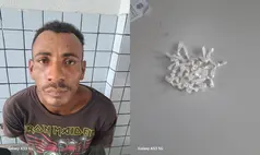 Força Tática conduz suspeito com 20 pedras de crack na Matinha