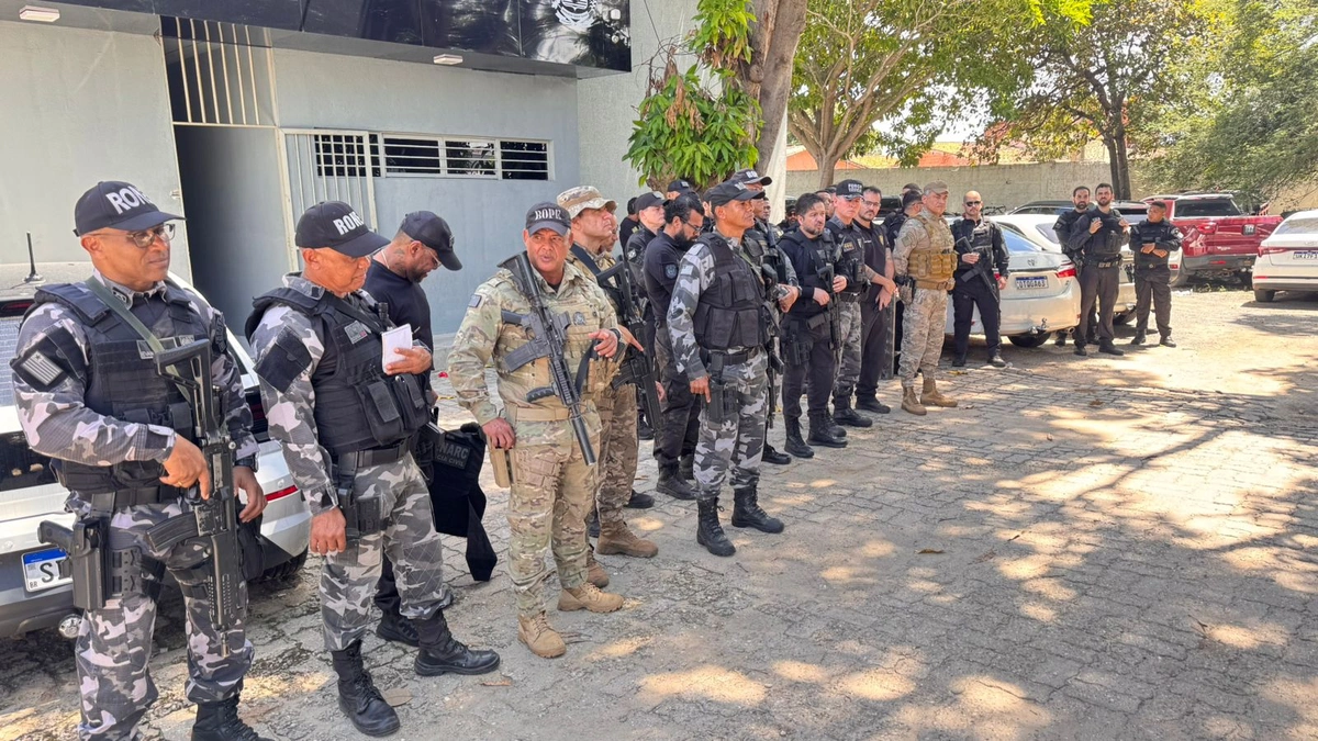Forças de segurança deflagram operação contra tráfico em cinco municípios no Piauí