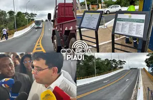 Governador entrega Ponte do Mocambinho revitalizada após obra de R$ 3,3 milhões (Foto: Conecta Piauí)