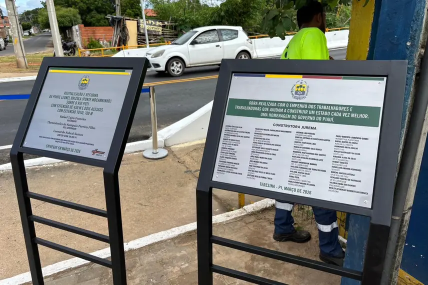 Governador entrega Ponte do Mocambinho revitalizada após obra de R$ 3,3 milhões