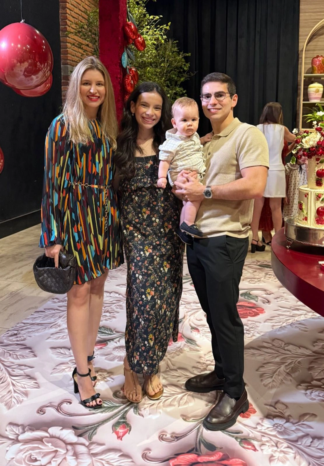 Governador Rafael Fonteles e Primeira-dama Isabel Fonteles no aviversário da filha