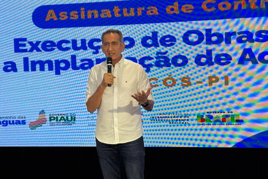 Governo do Piauí assina obra histórica de adutora que vai levar água para Jaicós