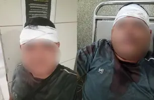 Homem é preso após arremessa pedra contra vítima no trânsito em Teresina (Foto: Reprodução)