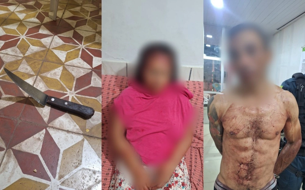 Homem é preso após esfaquear companheira em tentativa de feminicídio no PI
