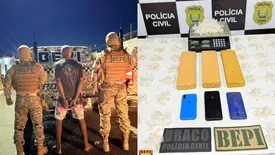 Homem é preso com mais de 2 mil pedras de crack dentro de ferro-velho em Teresina (Foto: Divulgação/BEPI)