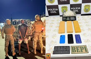 Homem é preso com mais de 2 mil pedras de crack dentro de ferro-velho em Teresina (Foto: Divulgação/BEPI)
