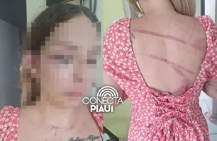 Homem é preso por agredir ex com barra de ferro em Teresina (Foto: Reprodução)