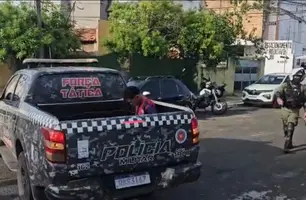 Homem é preso por suspeita de tráfico na zona norte de Teresina (Foto: Reprodução)