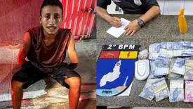 Homem é preso suspetios de tráfico de drogas no "Carandiru de Parnaíba" (Foto: Divulgação)