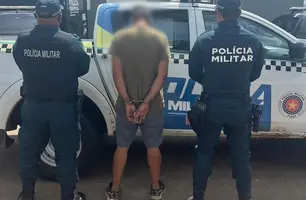 Homem embriagado agride mãe e filha e é preso em zona rural do Piauí (Foto: PMPI)