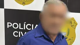 Idoso que usava doces para se aproximar de crianças é preso por estupro no Piauí (Foto: Divulgação/Polícia Civil)