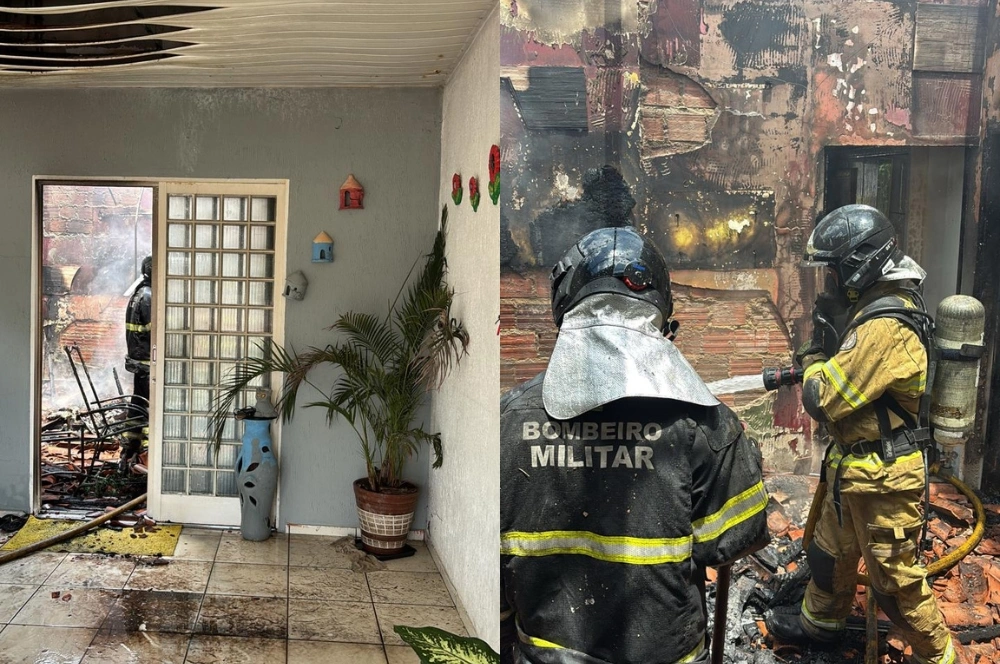 Incêndio destrói móveis e equipamentos em residência na zona Sul de Teresina