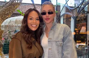 Influencer e modelo piauiense Virna Lanay encontra Virginia Fonseca em Madrid (Foto: Instagram)