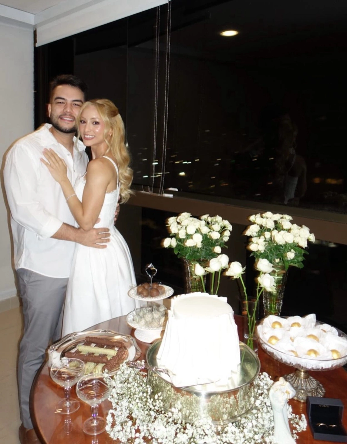 Jantar de noivado dos belos e apaixonados Ze Neto e Maria Fernanda em Teresina