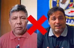 Jornalista Águia e Tony Farias (Foto: Reprodução)