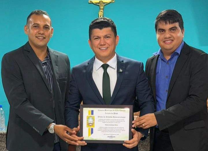 Luís Correia concede título de cidadania ao deputado Rubens Vieira