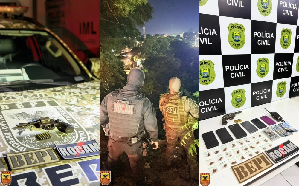 Menor é apreendido com arma e drogas durante operação da PM em Teresina