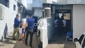 Menores são conduzidos à Central após briga e menção a facção criminosa (Foto: Conecta Piauí)