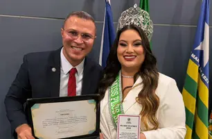 Miss Piauí Plus, Size Liara Ibiapina recebeu uma linda homenagem com o Prêmio Mulher Destaque 2026 (Foto: Instagram)